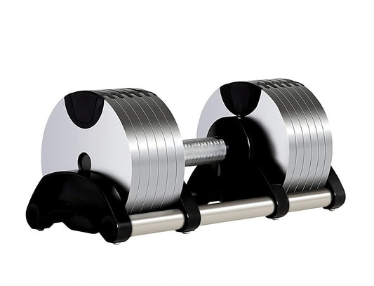 Coppia Manubri Regolabili da 2,5kg a 40kg Incremento del peso di 2,5kg.