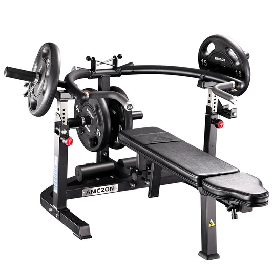 Chest Press Orizzontale Panca Convergente A Carico Libero Inclinabile Declinabile Perno di Caricamento 50mm Supporto per bilanciere (PRE ORDINE)