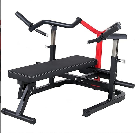 Panca Convergente Inclinabile Regolabile Bench Press Machine Supporto 100kg a lato
