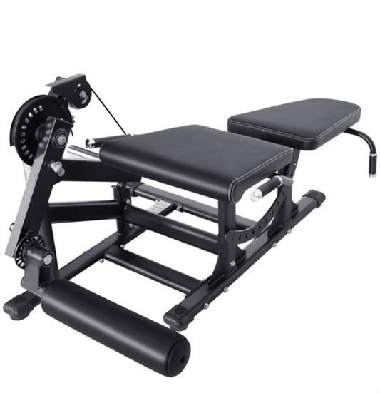 LEG EXTENSION E LEG CURL DA SDRAIATO A CARICO LIBERO CON CARRUCOLA 200KG SUPPORTATI