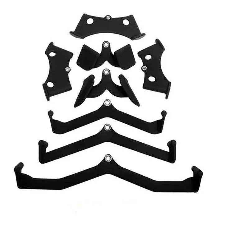 8 ACCESSORY GRIP SET Pull Down Bar Access, Workout Accessory for Gym, Fitness, Weight Lifting, Strength Training Arms, Triceps, Back, Shoulders 