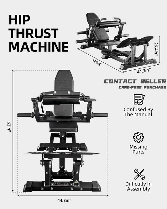 Hip Trust Machine A Carico Libero Professionale (PRE-ORDINE)