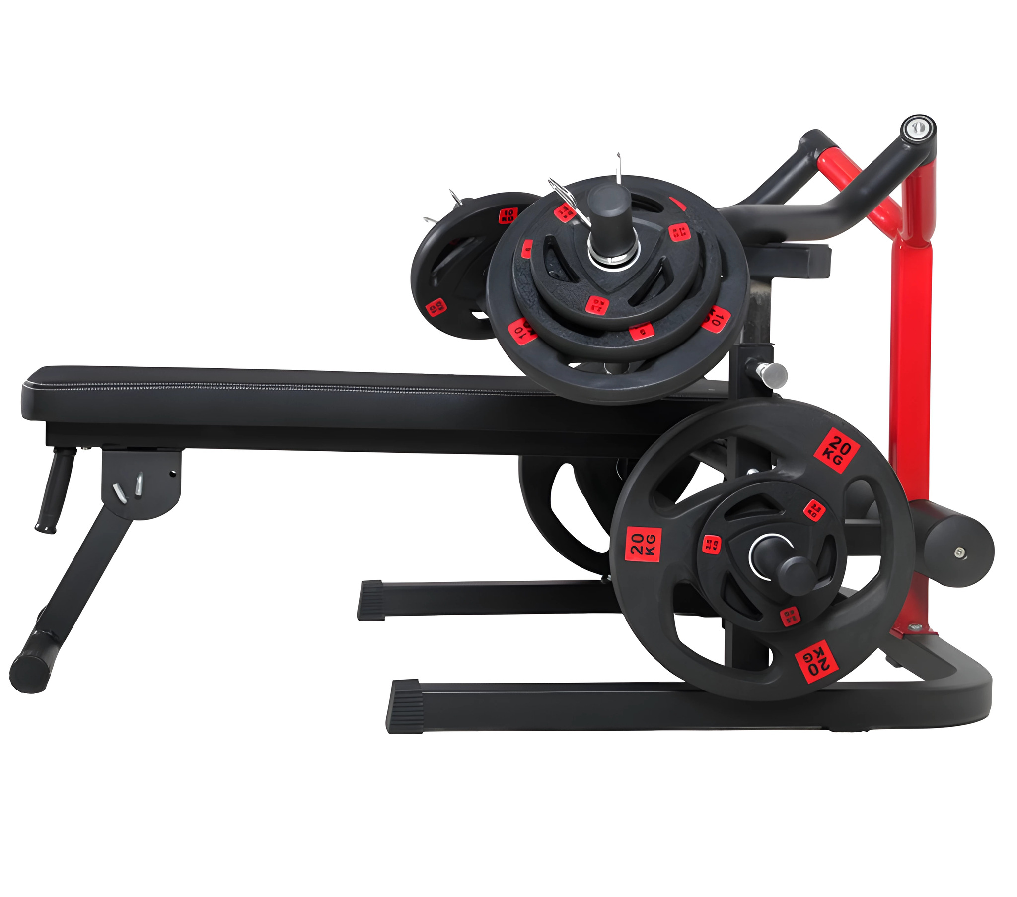 Panca Convergente Inclinabile Regolabile Bench Press Machine Supporto 100kg a lato