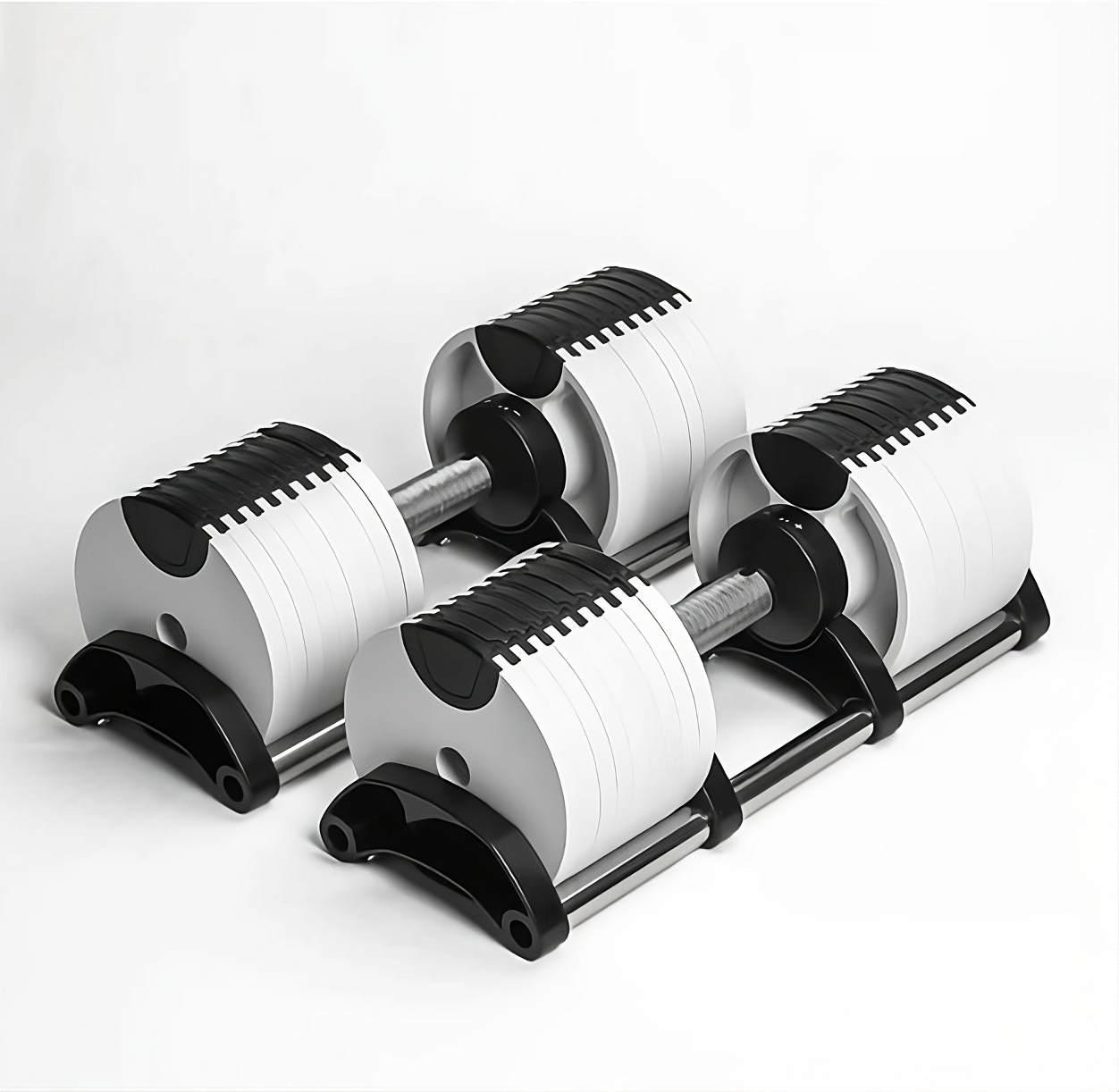 Coppia Manubri Regolabili da 2,5kg a 40kg Incremento del peso di 2,5kg.