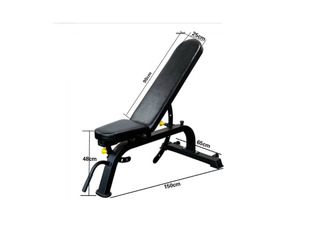 Panca Regolabile in 10 Posizioni Differenti - Inclinata - Declinata - Piana - 300KG Supportati