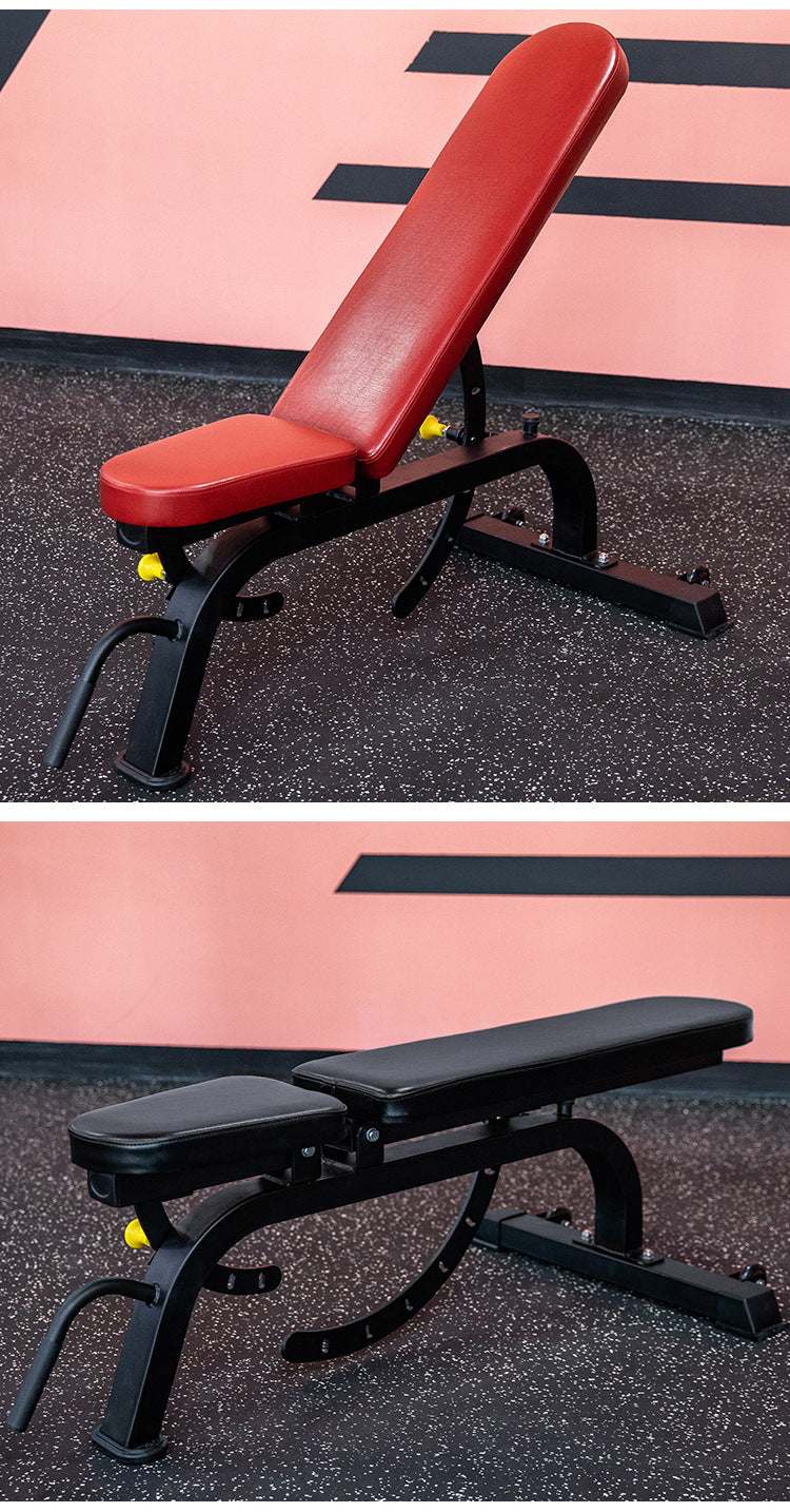 Panca Regolabile in 10 Posizioni Differenti - Inclinata - Declinata - Piana - 300KG Supportati