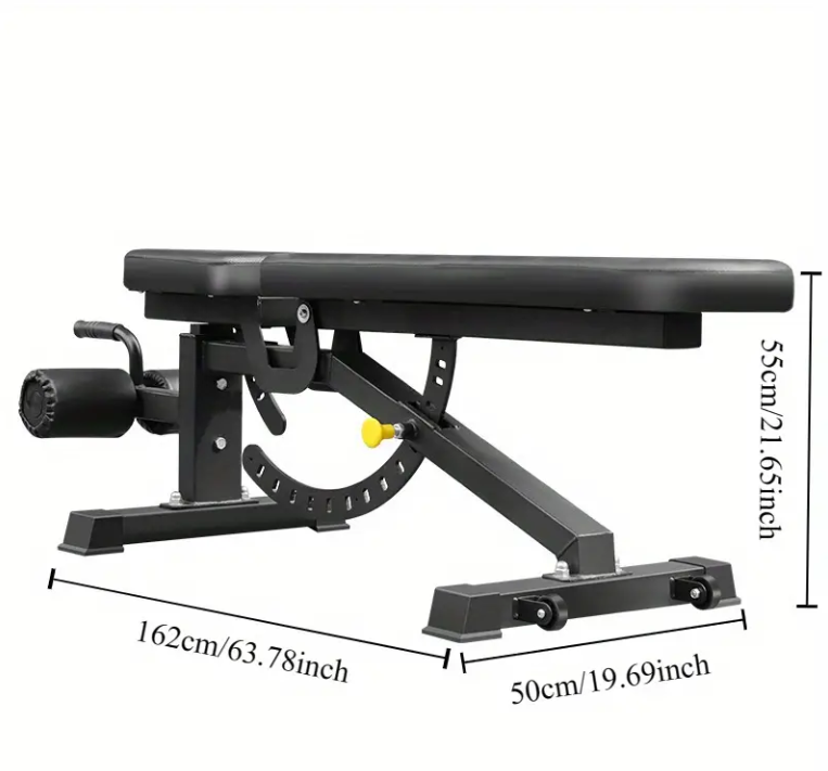 Panca Pesi Pieghevole Multifunzione Regolabile Carico Massimo di 400 kg Palestra