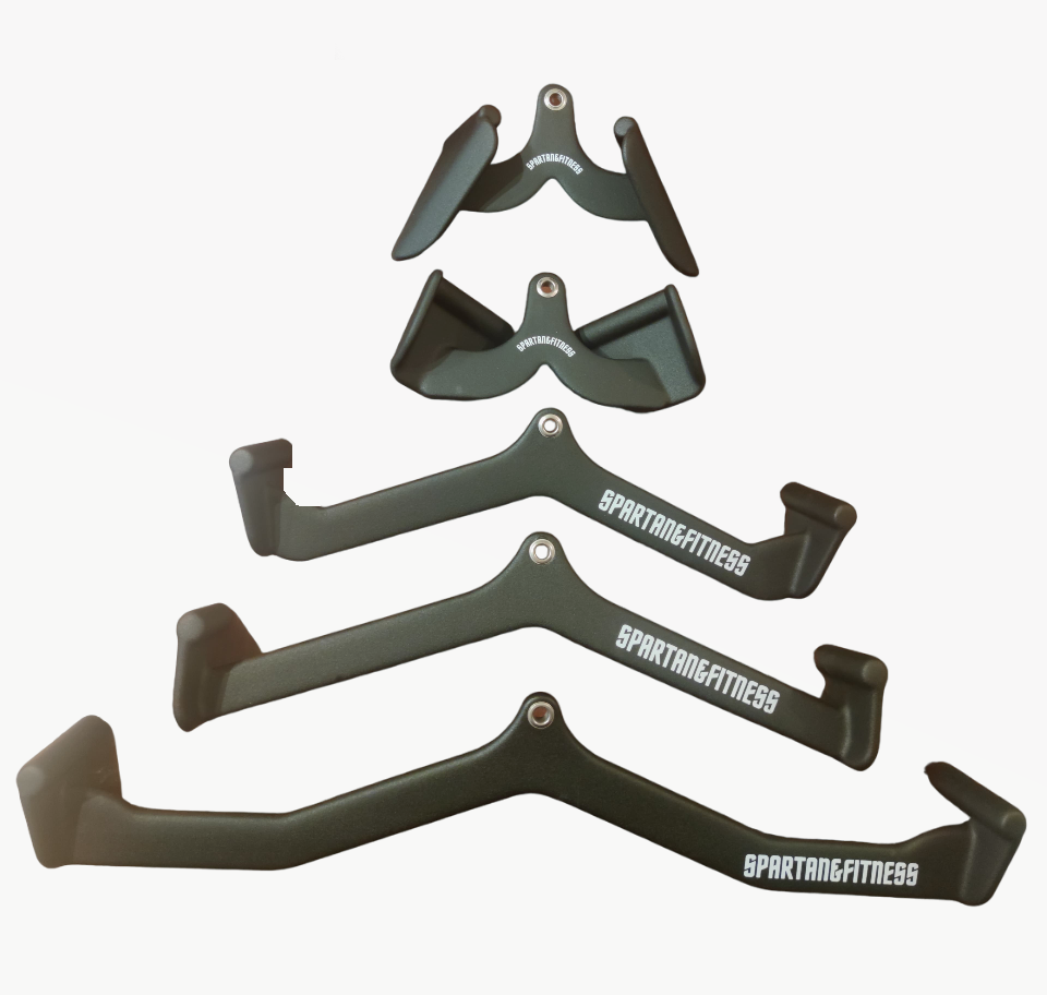 SET IMPUGNATURE ERGONOMICHE Pull Down Bar Access, accessorio per allenamento per palestra, fitness, braccia , tricipiti, schiena, spalle