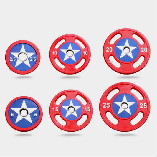 Disques olympiques Captain America 50 mm